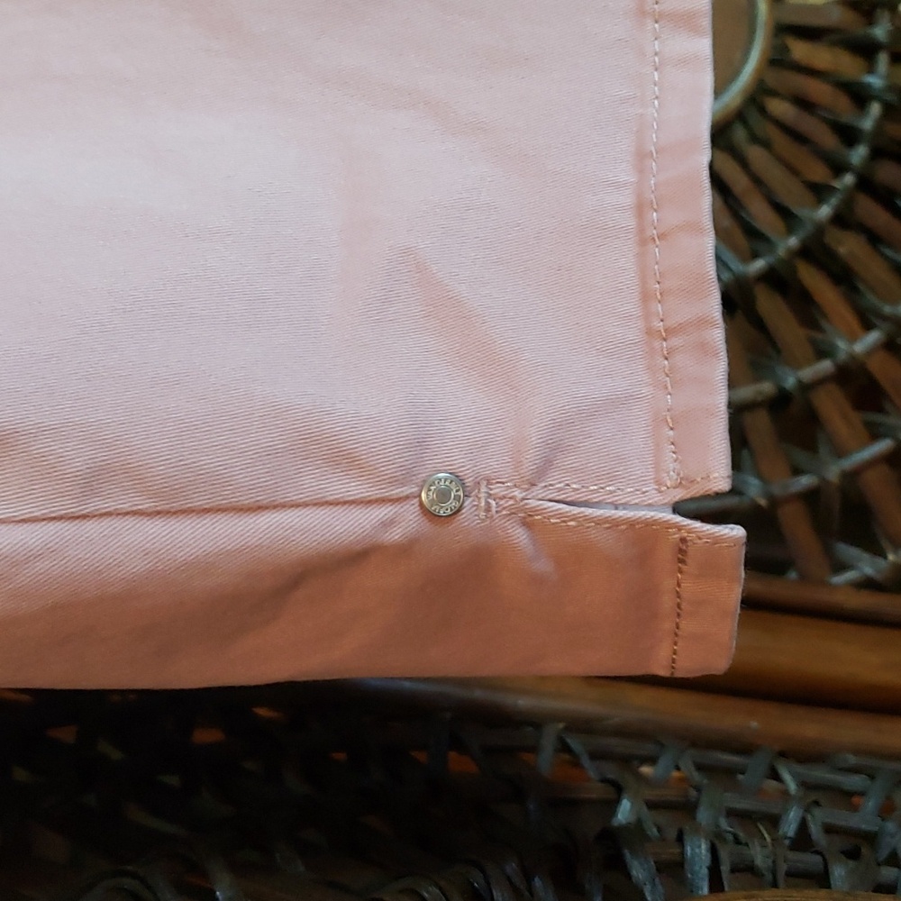 GLORIA VANDERBILT Avery Pull-On Neutral Blush Dusty Rose Capris Skimmer Jeans-18 - Picture 7 of 15